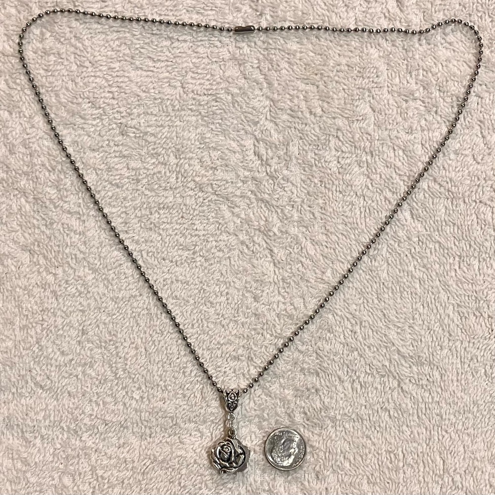 SAINT MICHAEL ROSARY LOCKET NECKLACE - Picture 8 of 10